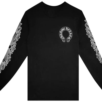 T-Shirt Manche Longue Chrome Heart Noir