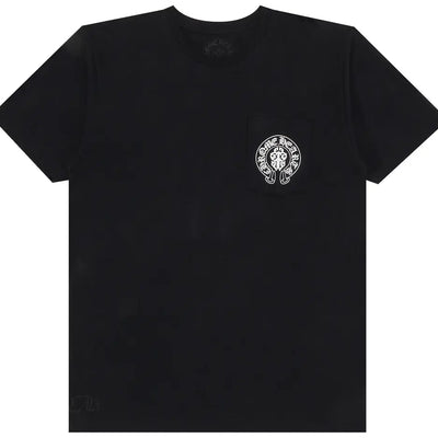 T-Shirt Chrome Heart Noir Drapeau US