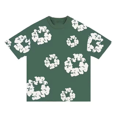 T-Shirt Denim Tears Vert