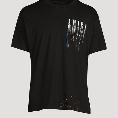 T-Shirt Amiri Noir Et Multicolore