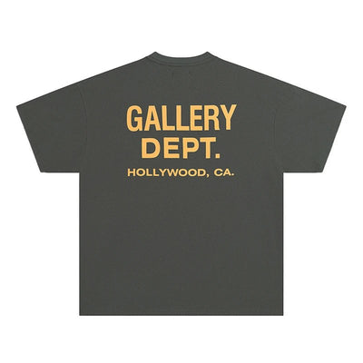 T-Shirt Gallery Dept. Gris Et Jaune