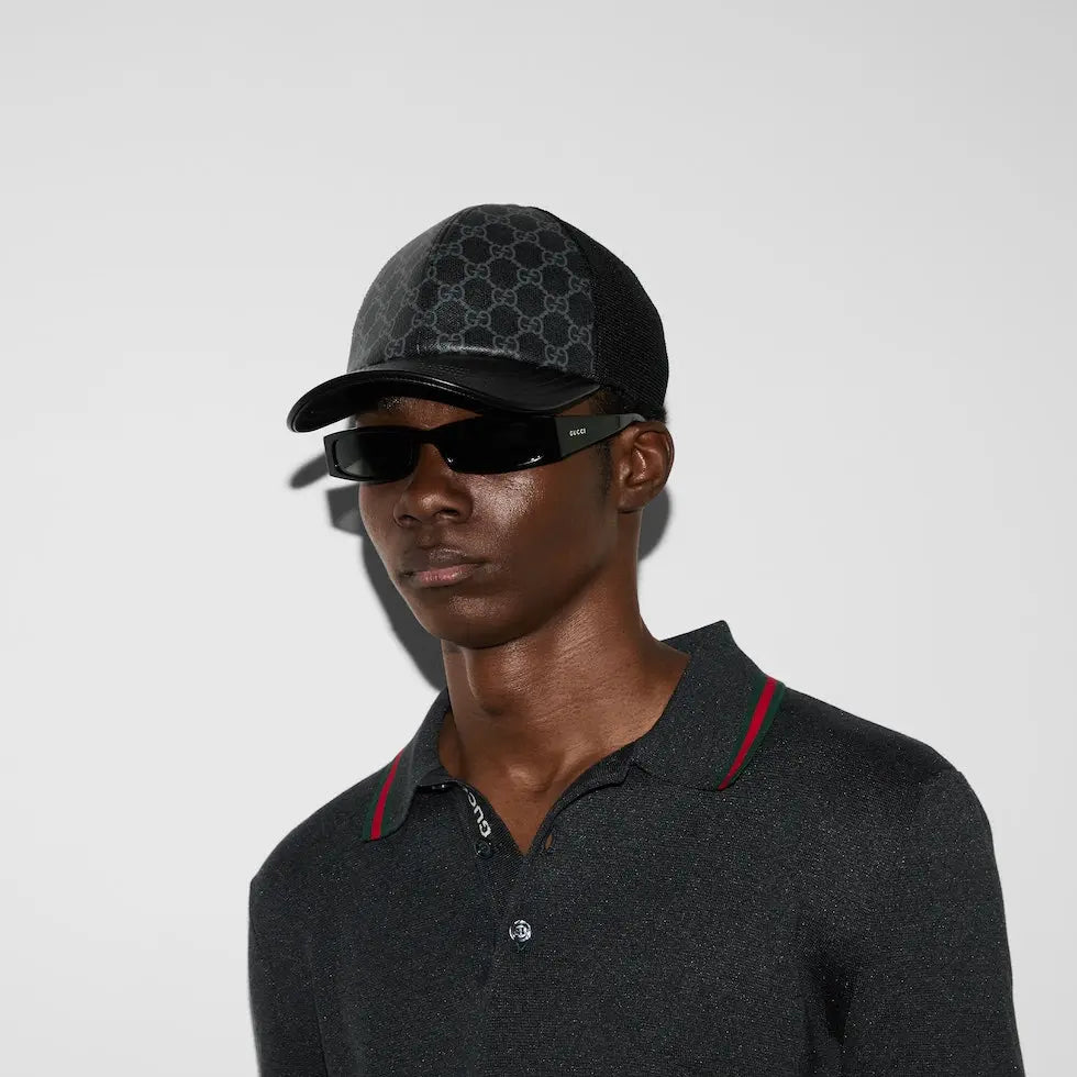 CASQUETTE EN TOILE GG MONOGRAM Noir SneakStyle
