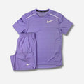 Ensemble short/t-shirt running Lila