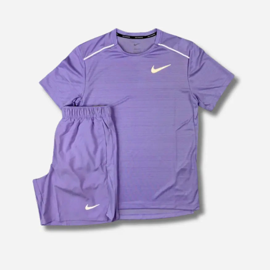 Ensemble short/t-shirt running Lila SneakStyle