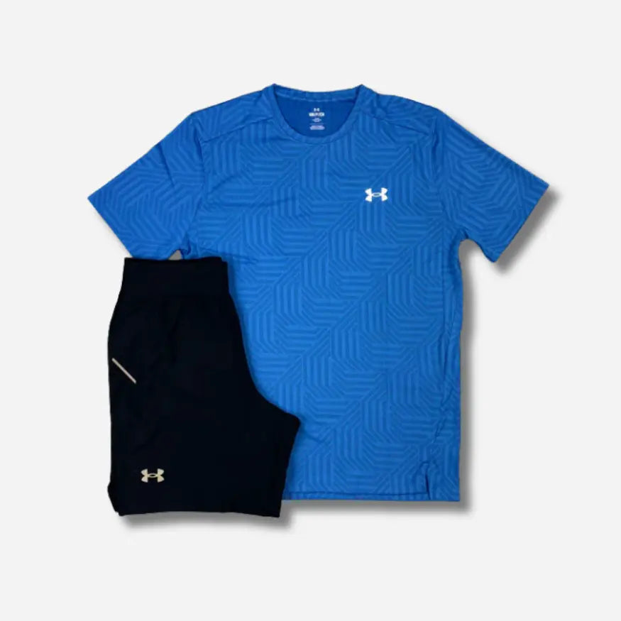 Ensemble short/t-shirt Under Armour Bleu SneakStyle