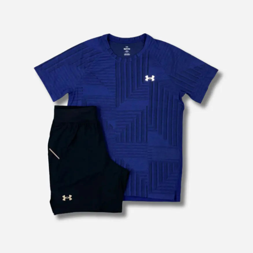 Ensemble short/t-shirt Under Armour Bleu marine SneakStyle