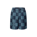 Short Damier en soie
