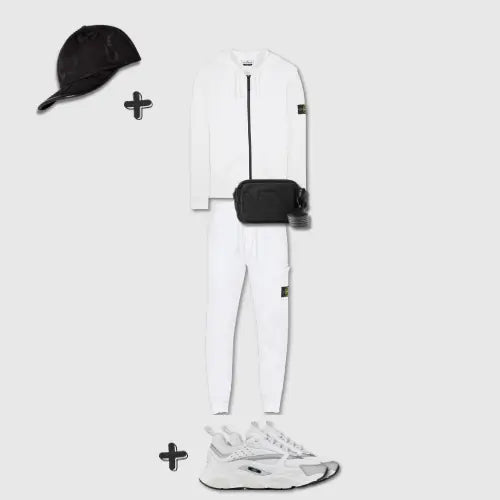 Outfit Stone I. Blanc + Casquette Offerte SneakStyle