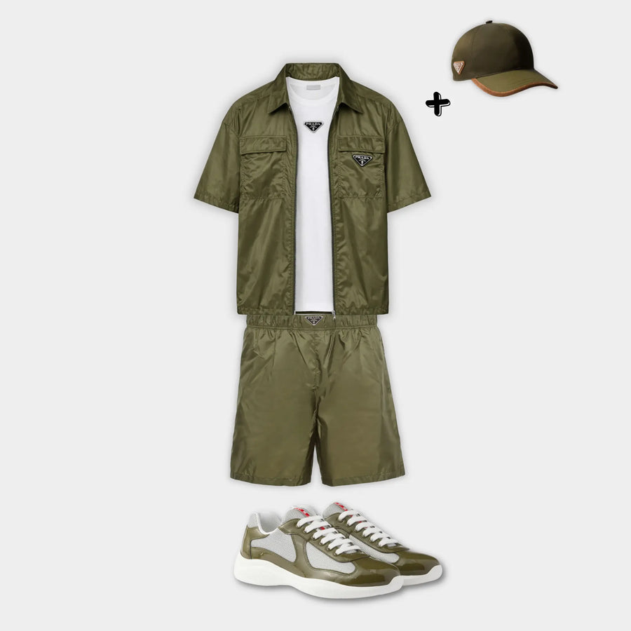 Outfit Prada Kaki + Casquette Offerte SneakStyle