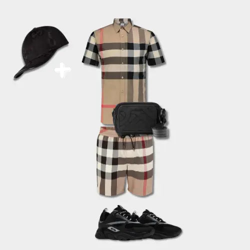 Outfit Chemise Burberry + Casquette Offerte SneakStyle