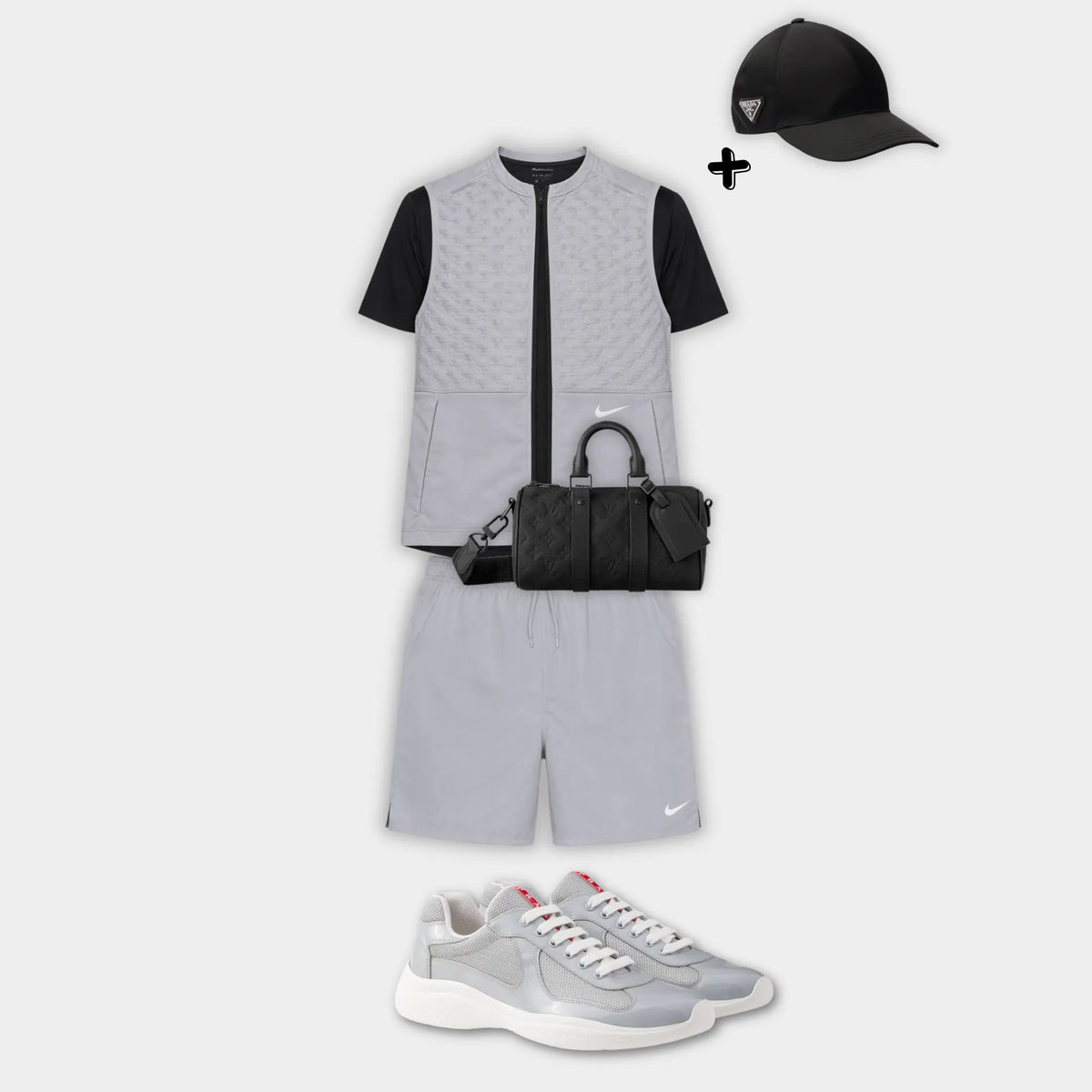 Outfit Therma Fit Gris + Casquette Offerte SneakStyle