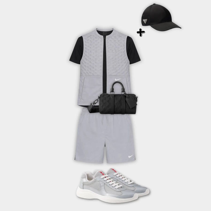 Outfit Therma Fit Gris + Casquette Offerte SneakStyle