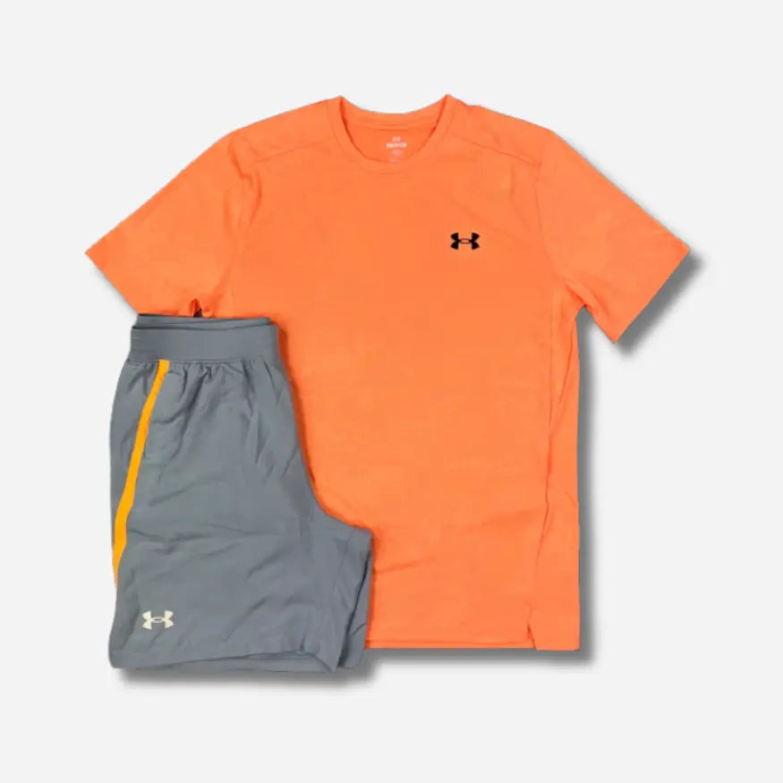 Ensemble short/t-shirt Under Armour orange SneakStyle