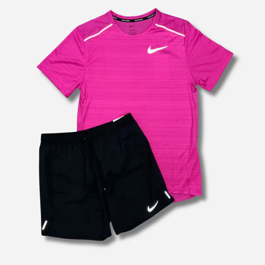 Ensemble short/t-shirt running Rose vif SneakStyle