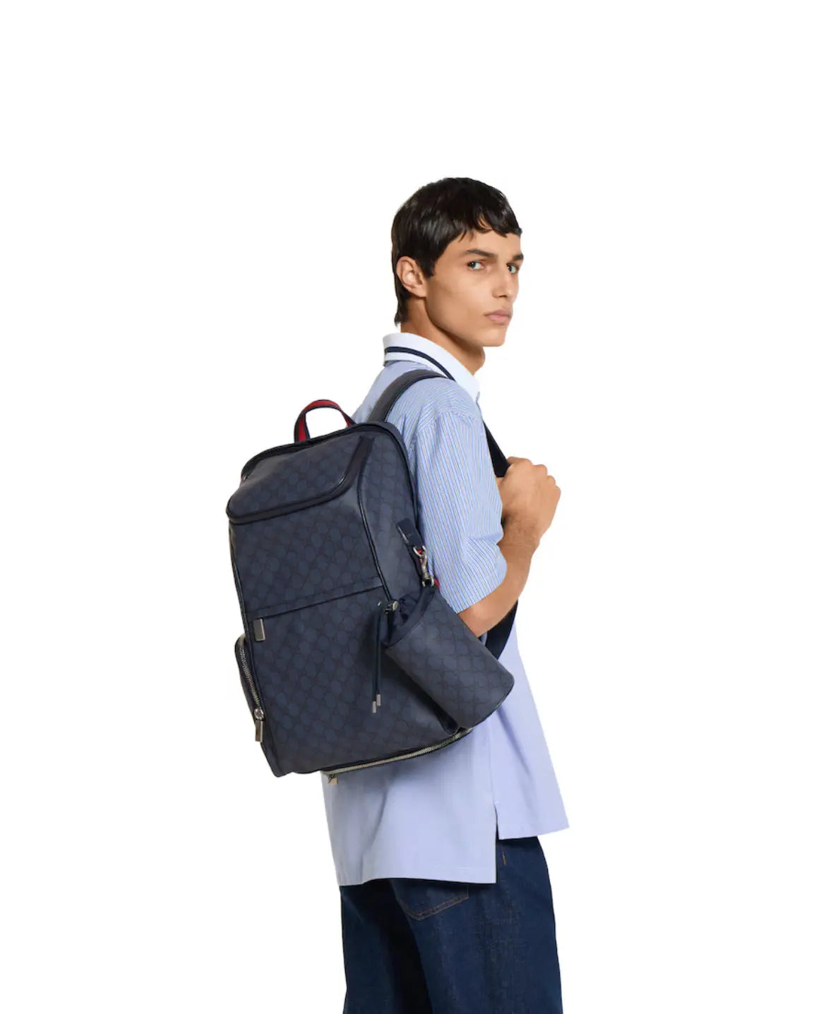 Sac à dos avec détail bande Web moyen format SneakStyle