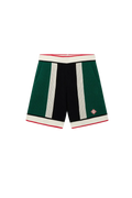 TENNIS MAILLE RAYÉ SHORTS