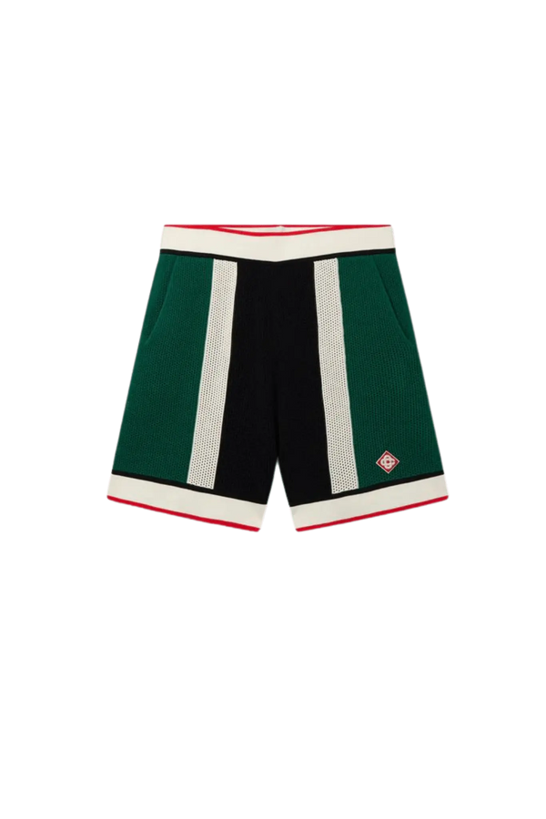 TENNIS MAILLE RAYÉ SHORTS SneakStyle