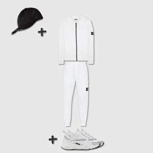 Outfit Stone I. Blanc + Casquette Offerte SneakStyle