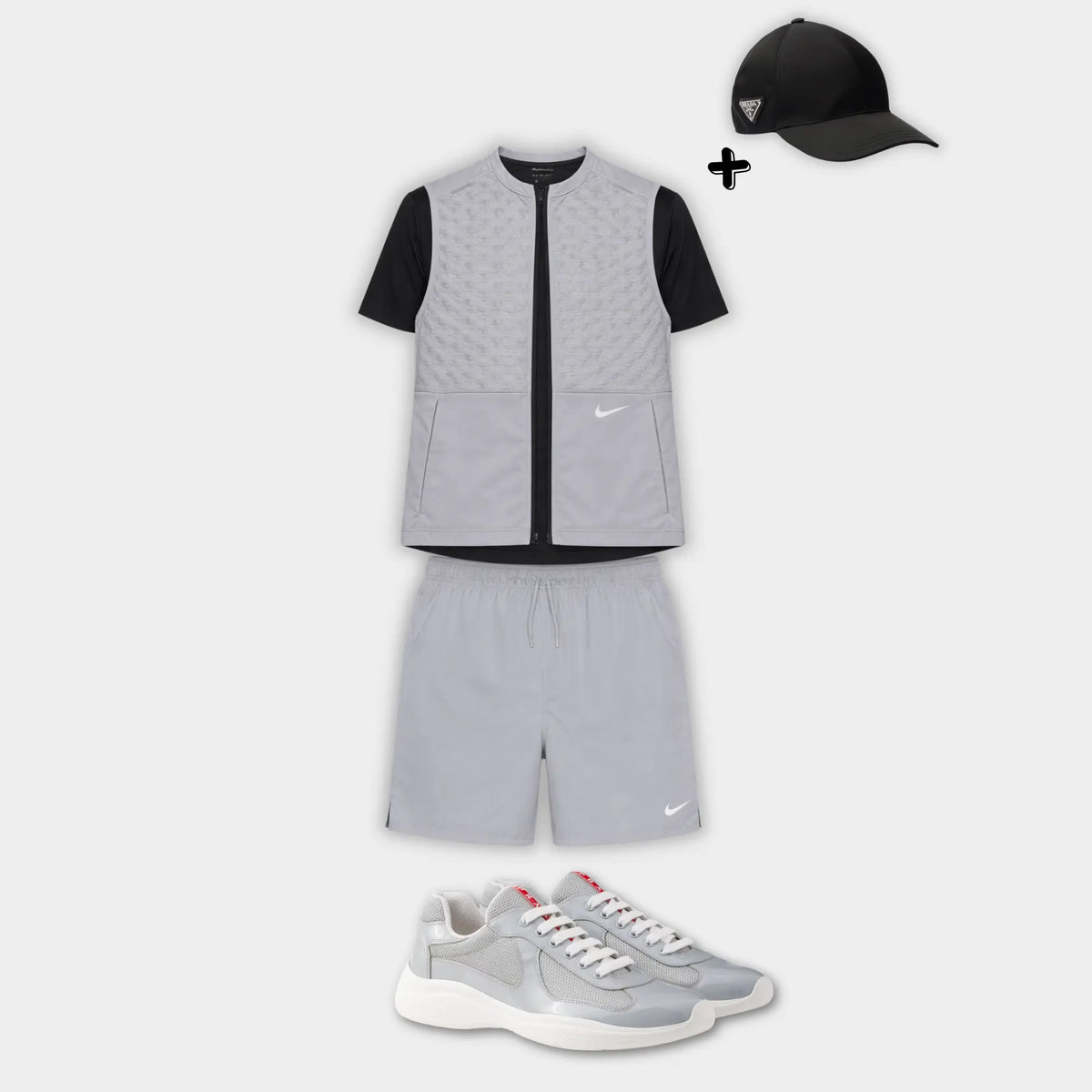 Outfit Therma Fit Gris + Casquette Offerte SneakStyle