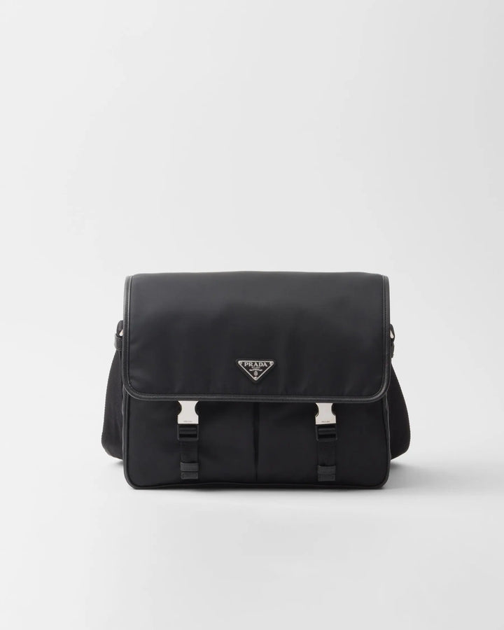 Sac porté épaule en Re-Nylon et cuir Saffiano Ma boutique
