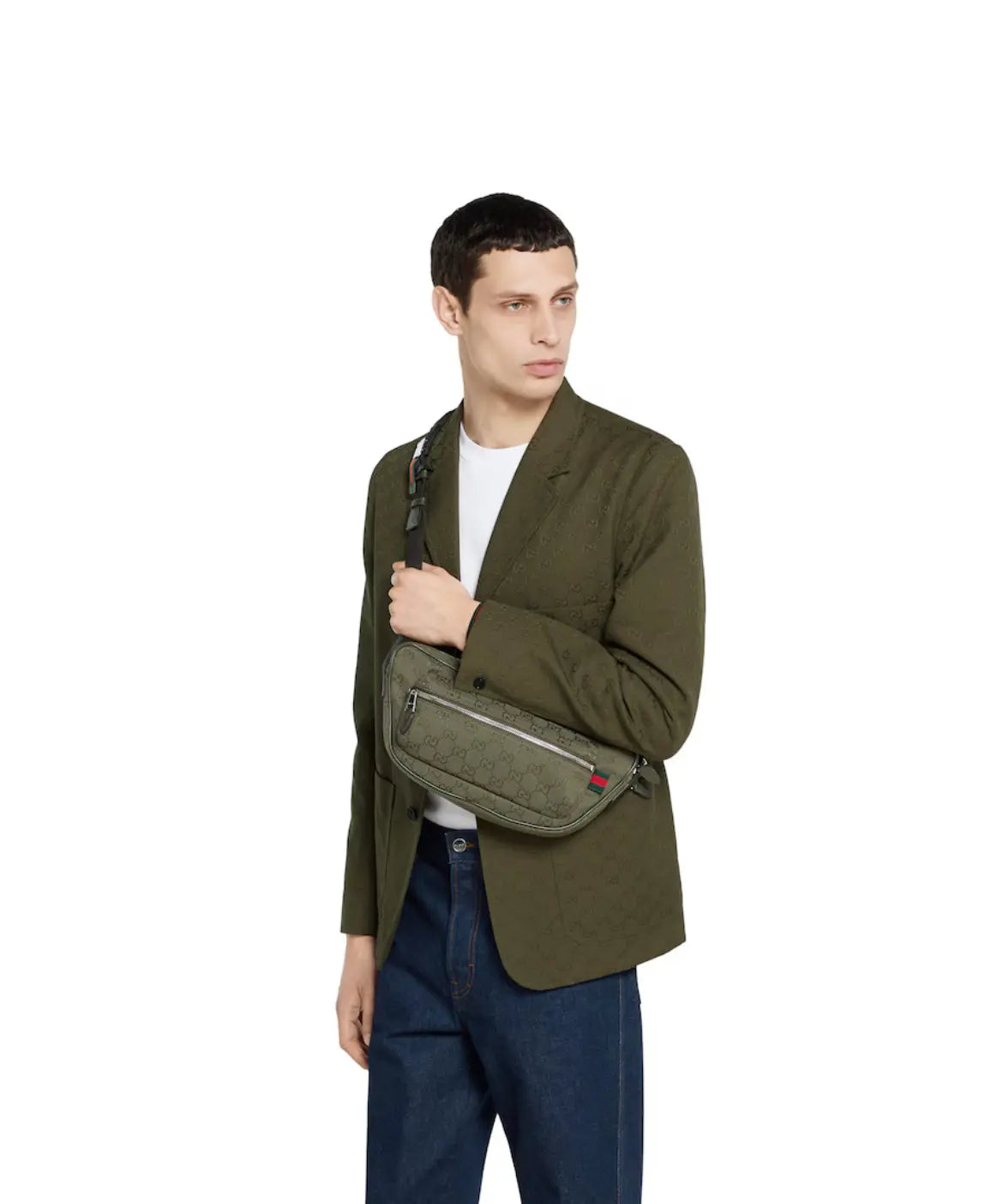Sac à bandoulière en toile GG grand format - #3 SneakStyle