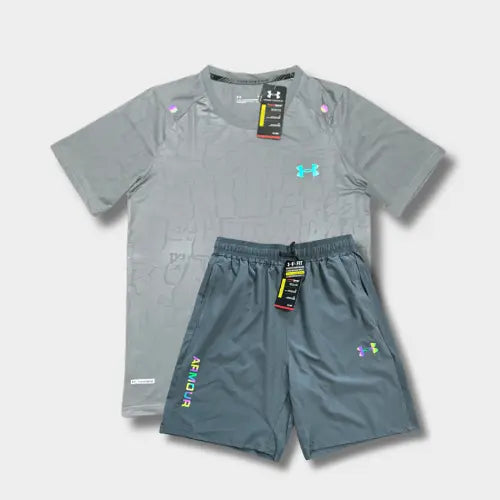 Ensemble short/t-shirt Under Fluo Gris SneakStyle