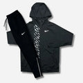 Ensemble survêtement running Noir et blanc