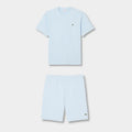 Ensemble short/t-shirt Lacoste Bleu pâle