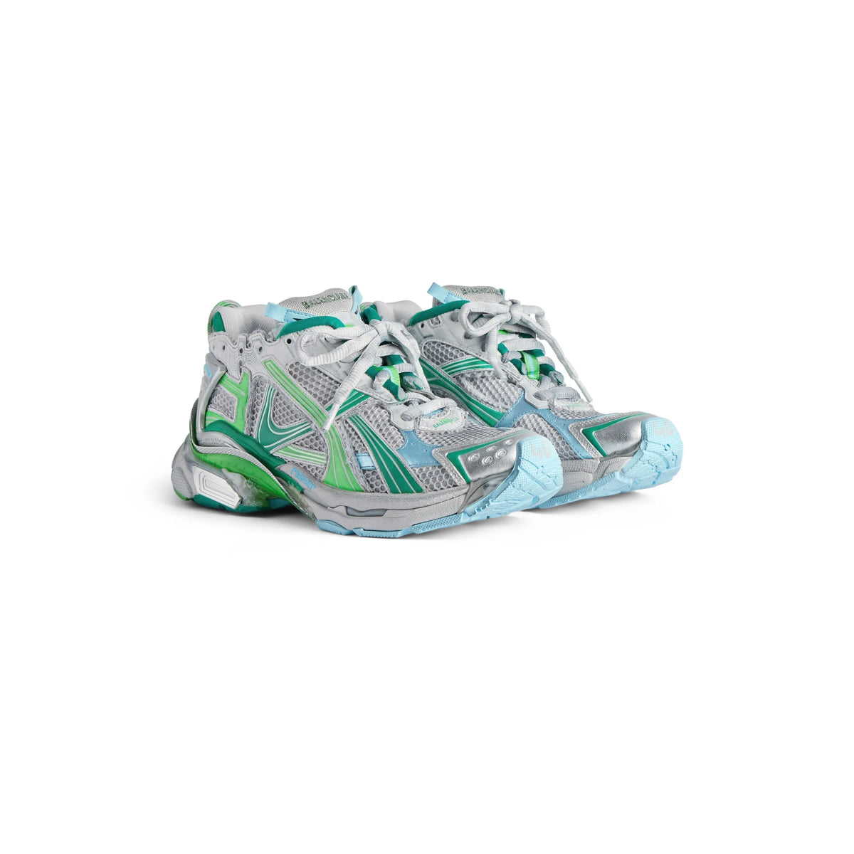 Balanciaga Runner Vert Et Bleu SneakStyle
