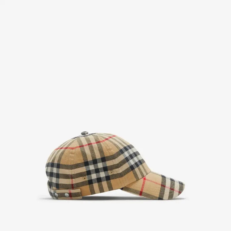 Casquette de baseball en coton mélangé Check SneakStyle