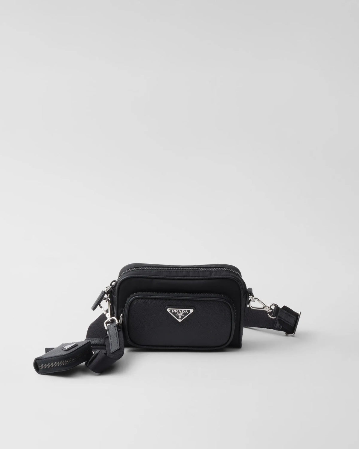 Sac porté épaule en Re-Nylon et cuir Saffiano Ma boutique