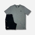 Ensemble short/t-shirt Under Armour gris