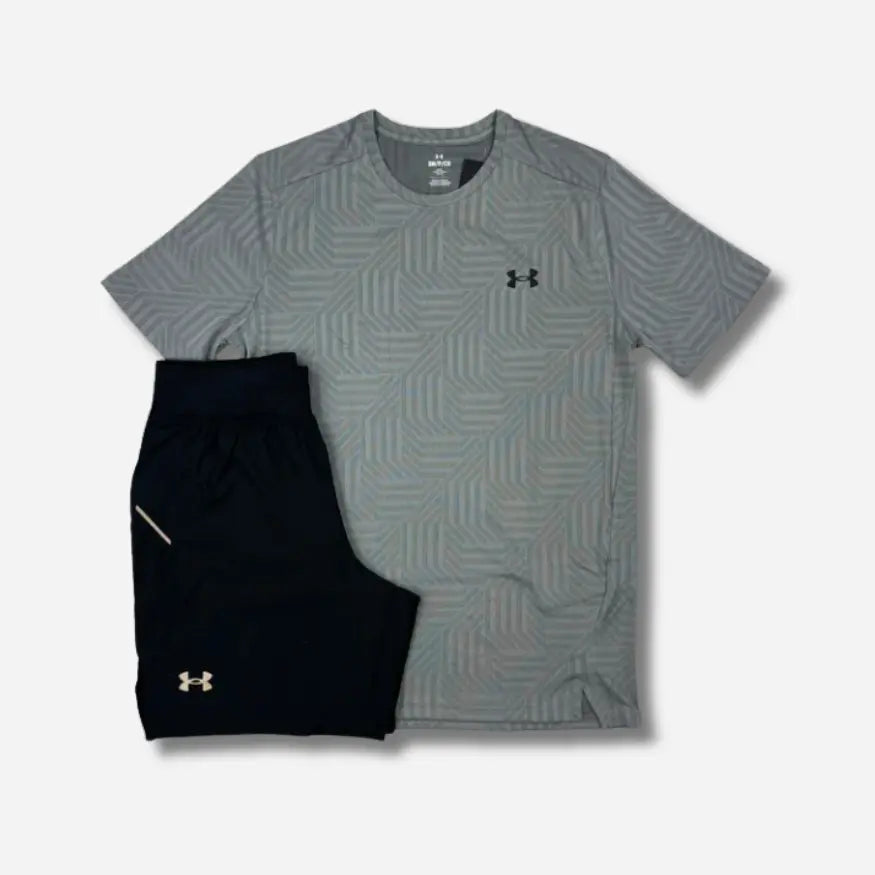 Ensemble short/t-shirt Under Armour gris SneakStyle