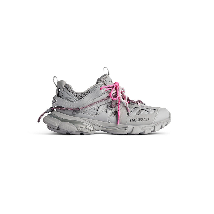 Balanciaga Track Gris Avec Laces Rose SneakStyle