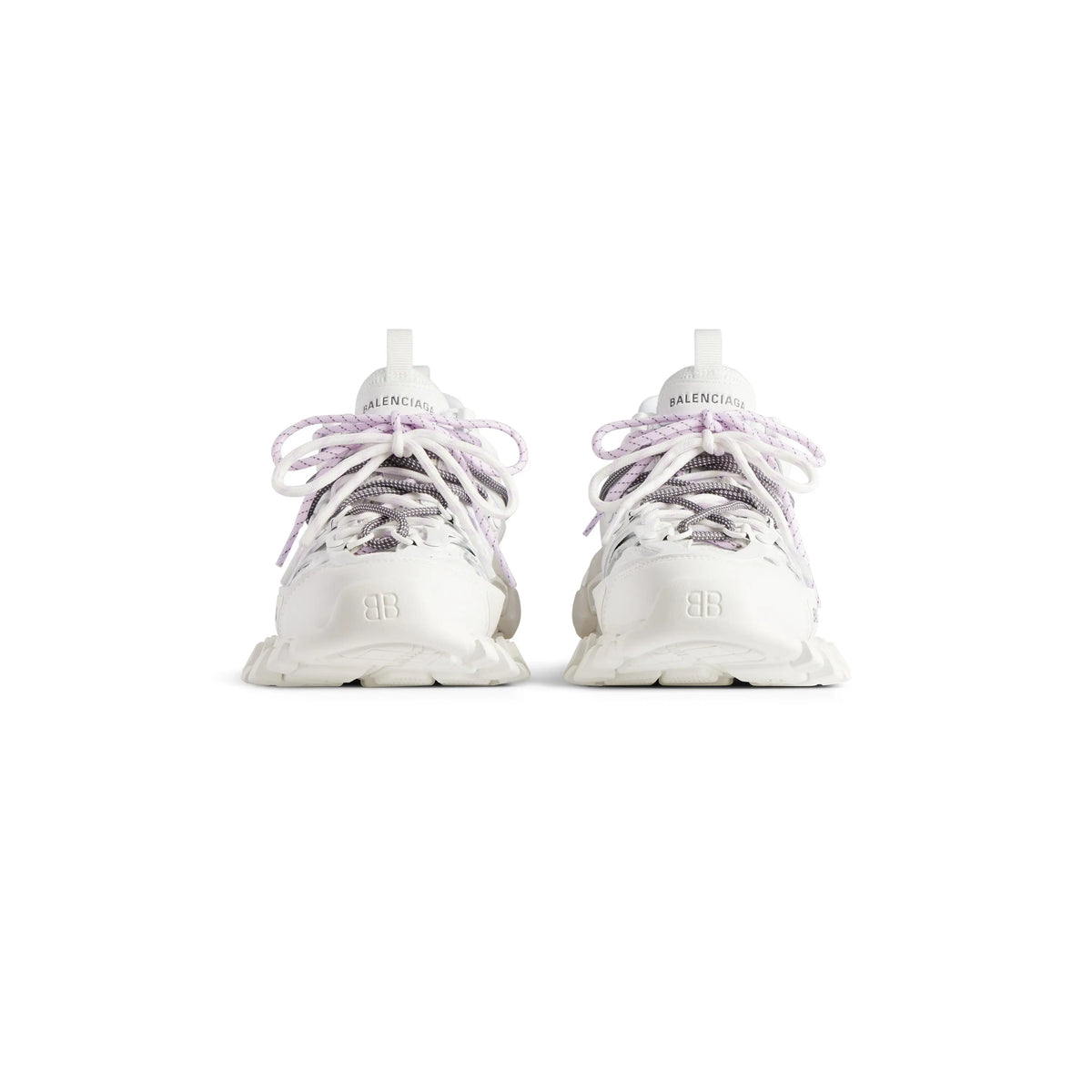 Balanciaga Track Blanc Avec Laces Blanche et Lilas SneakStyle