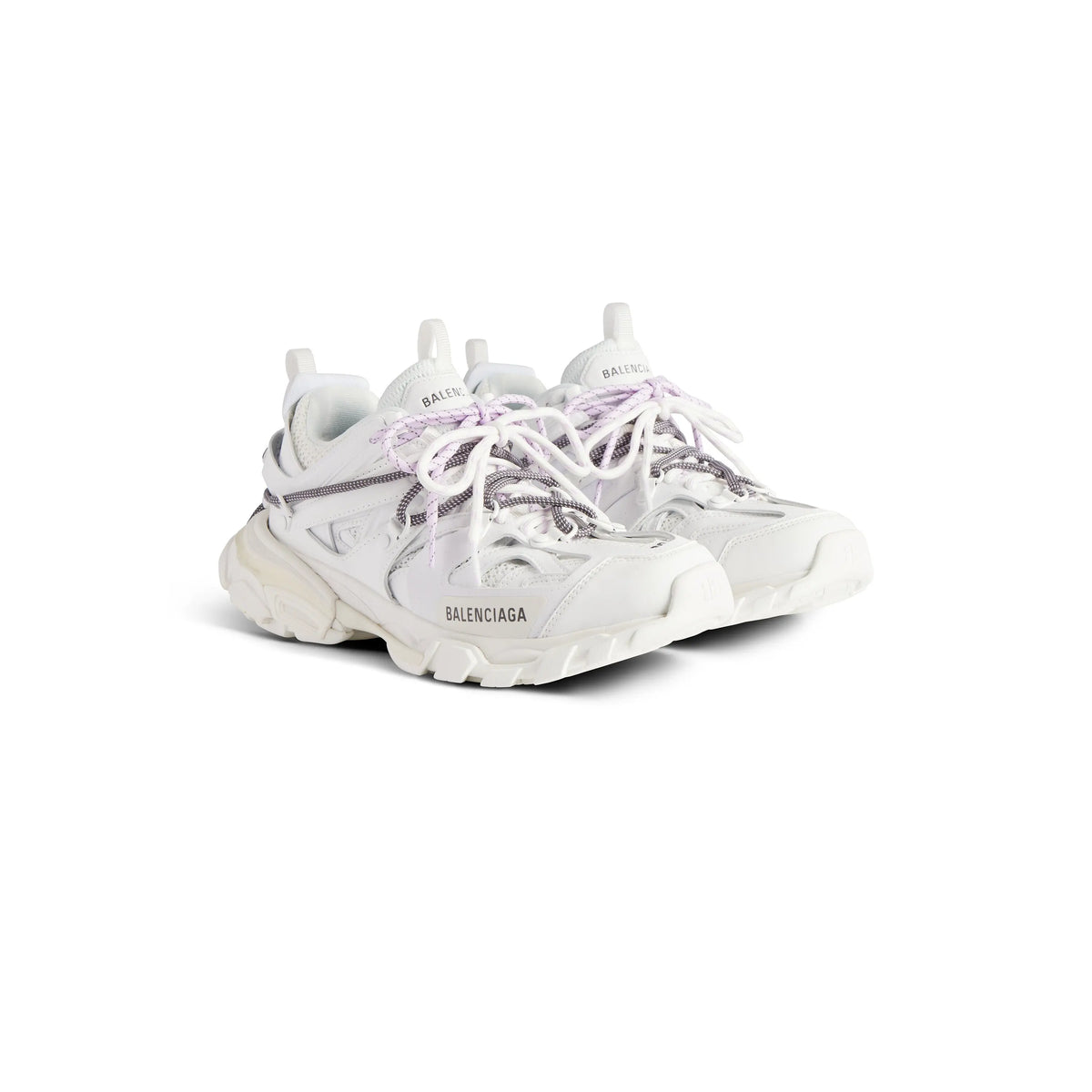 Balanciaga Track Blanc Avec Laces Blanche et Lilas SneakStyle