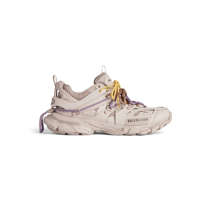 Balanciaga Track Taupe Avec Laces Jaune Et Violette SneakStyle