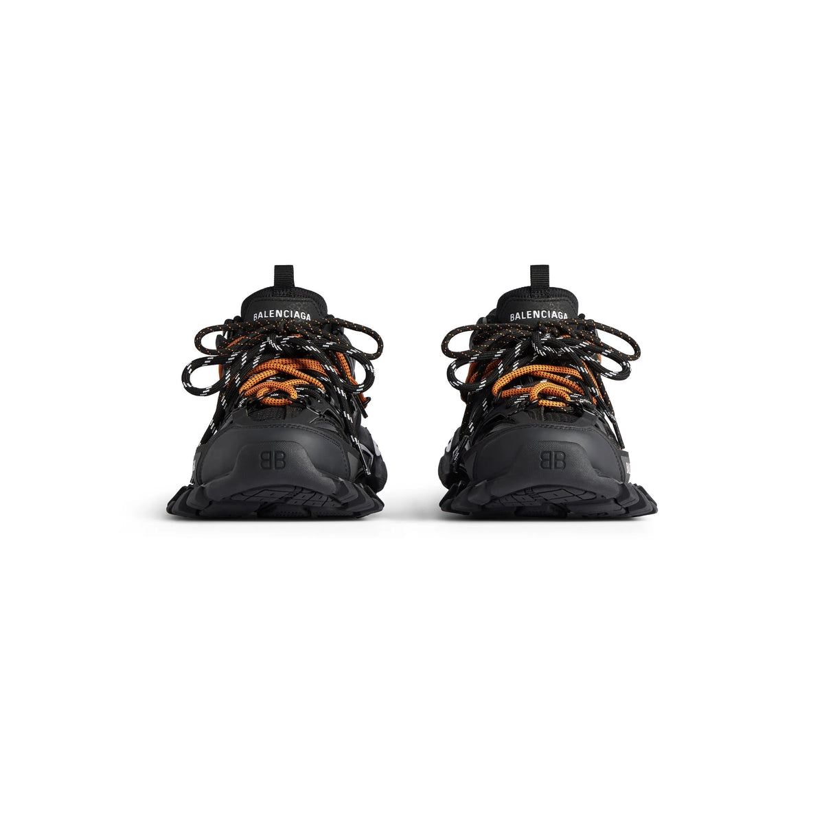 Balanciaga Track Avec Laces Noire Et Orange SneakStyle