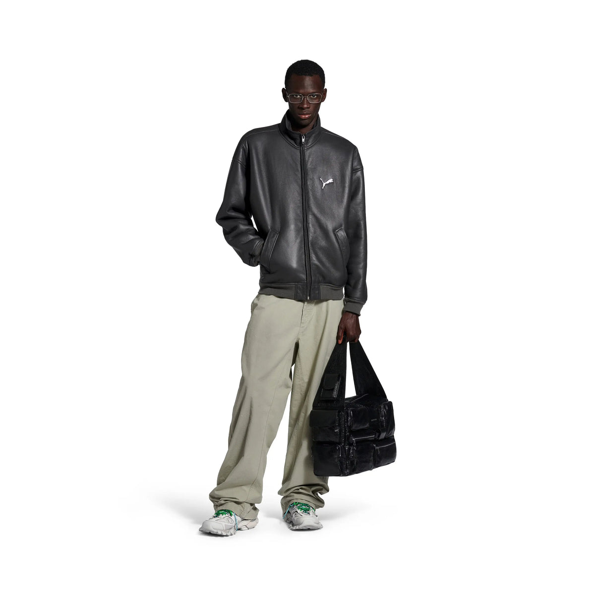 Balanciaga Track Gris Avec Laces Verte et Bleue SneakStyle
