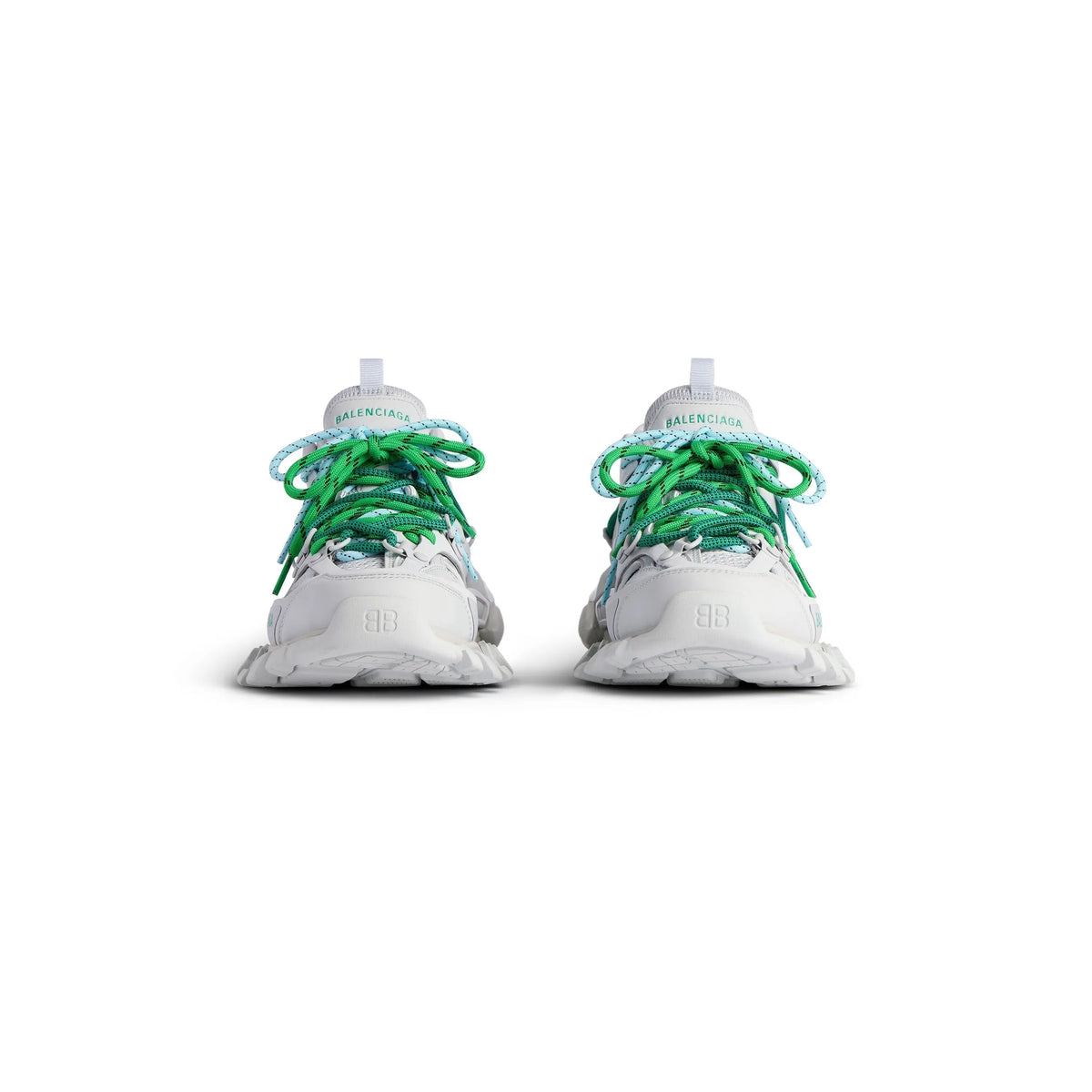 Balanciaga Track Gris Avec Laces Verte et Bleue SneakStyle