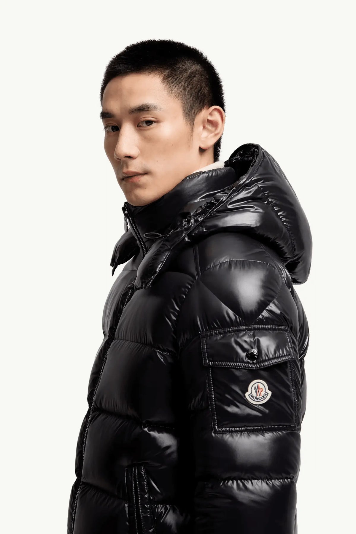 Doudoune Maya Nylon Noir Moncler SneakStyle