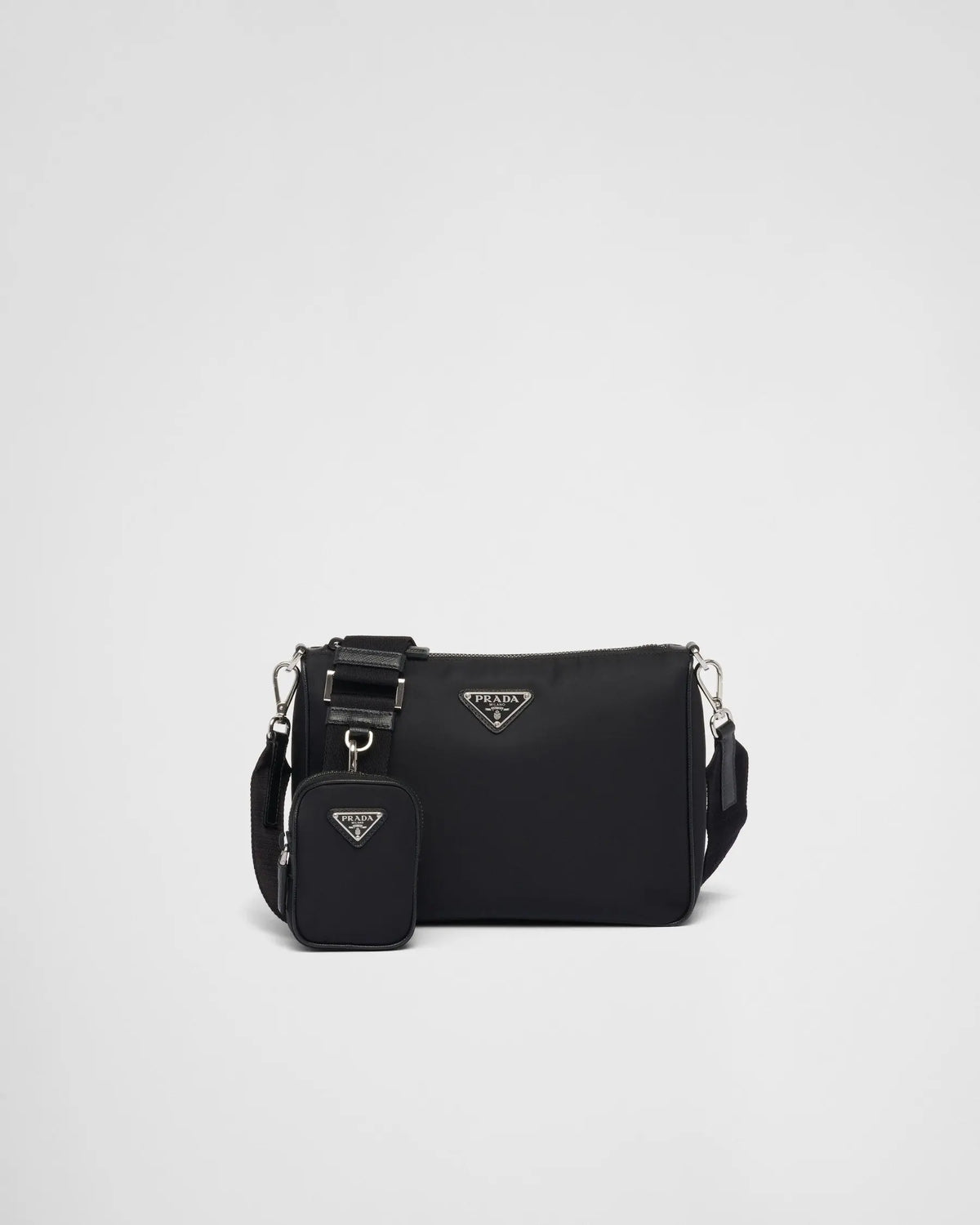 Sac porté épaule en Re-Nylon et cuir Saffiano Ma boutique