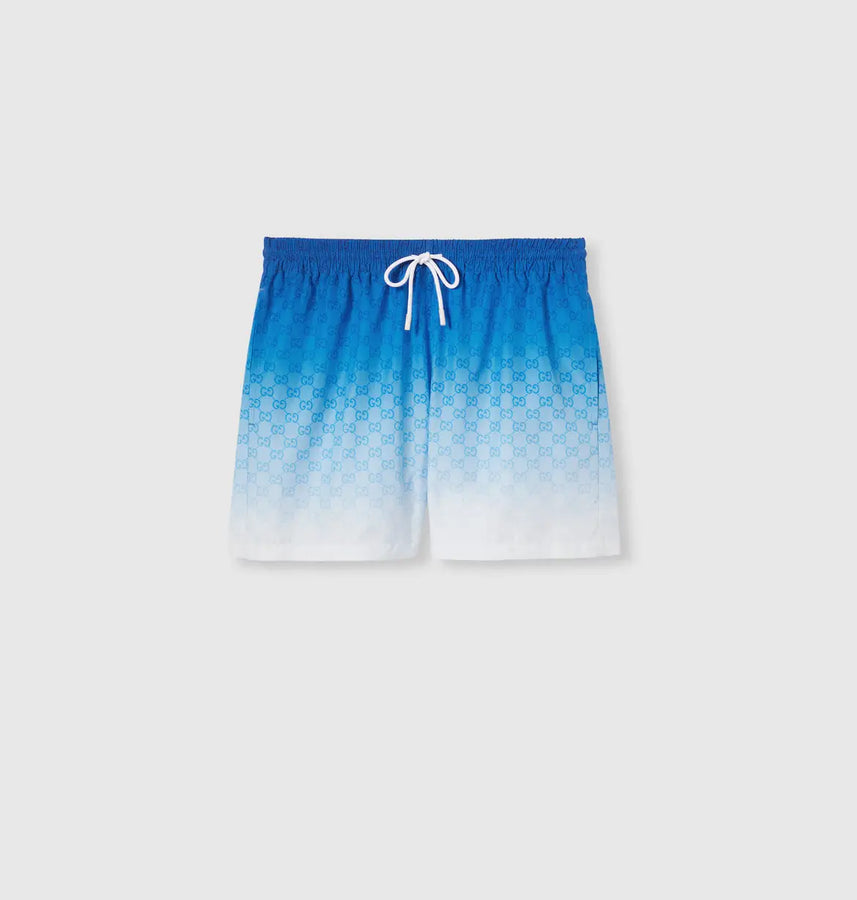 Short de bain en popeline technique à imprimé SneakStyle