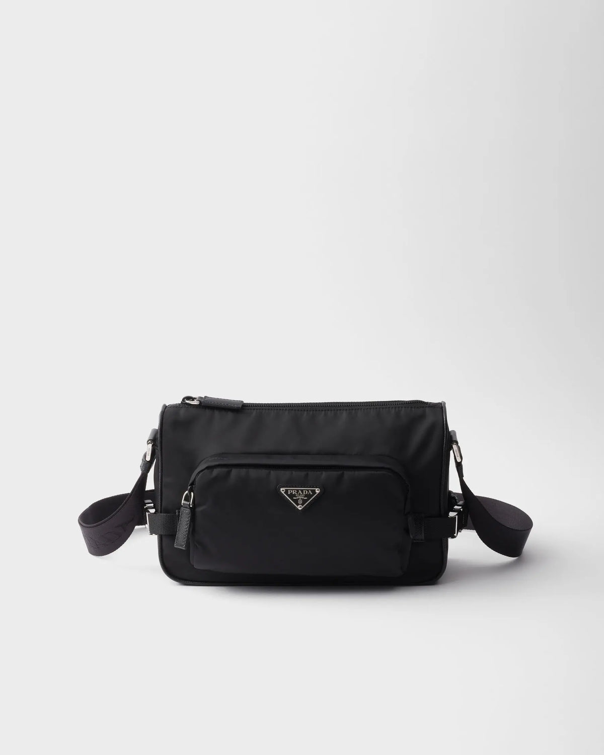 Sac de taille moyenne porté épaule en Re-Nylon et cuir Saffiano Ma boutique