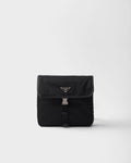 Sac porté épaule en Re-Nylon et cuir Saffiano