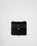 Sac porté épaule en Re-Nylon et cuir Saffiano
