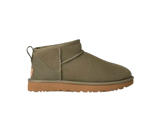 UGG Femme Botte Classic Ultra Mini Vert SneakStyle