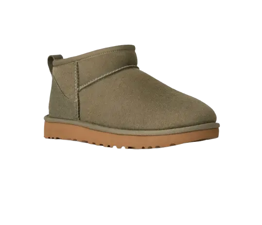 UGG Femme Botte Classic Ultra Mini Vert SneakStyle