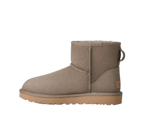Femme Botte Classic Mini II Gris Galet SneakStyle