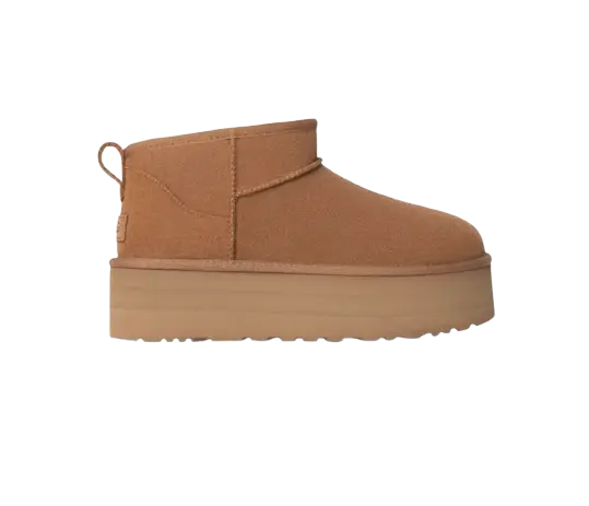 UGG Botte Classic Ultra Mini à plateforme  Marron SneakStyle